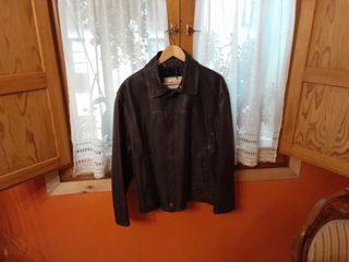 Cazadora de piel natural