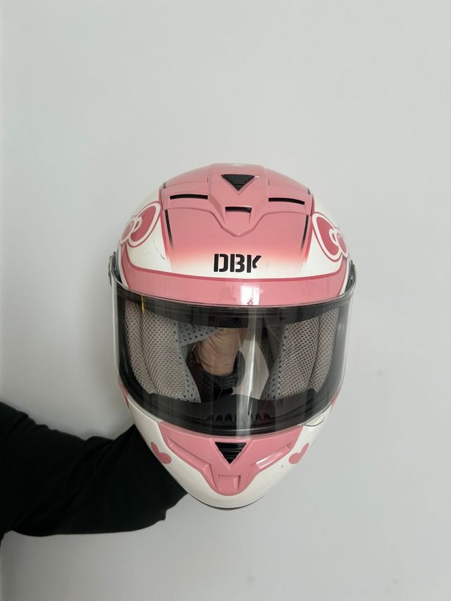 Casco de niña de moto