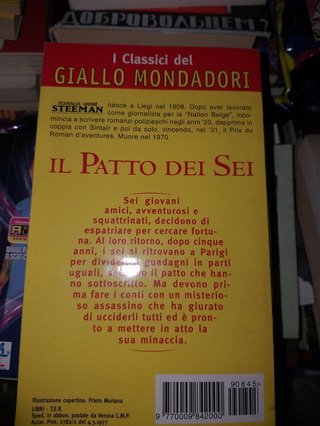 Giallo Mondadori - Il Patto dei Sei