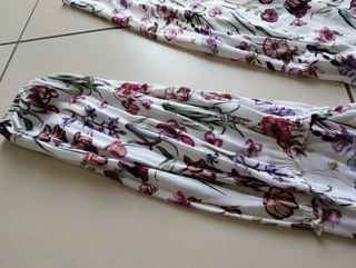 Abito manica lunga fiori