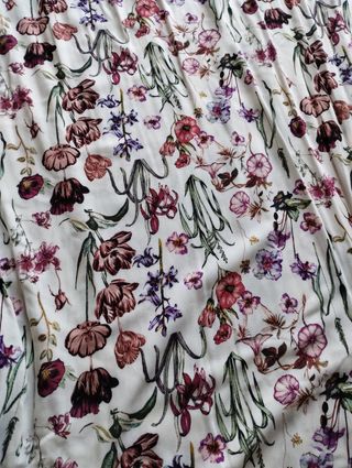 Abito manica lunga fiori