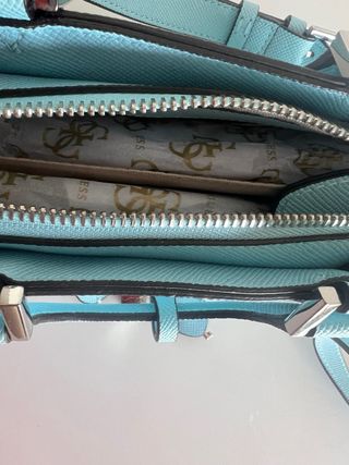 Bolso guess azul turquesa