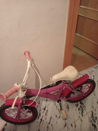 Bicicleta de niña 14 pulgadas 