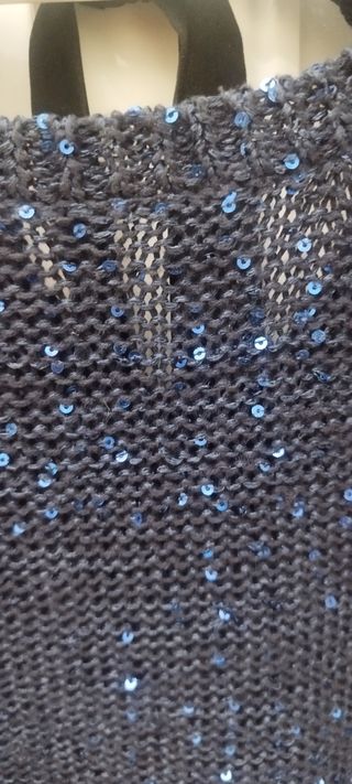 Jersey azul marino,Springfield. Talla S.