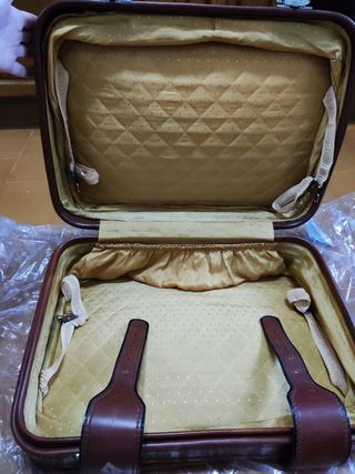 Bolso Mano Viaje Retro Cuero