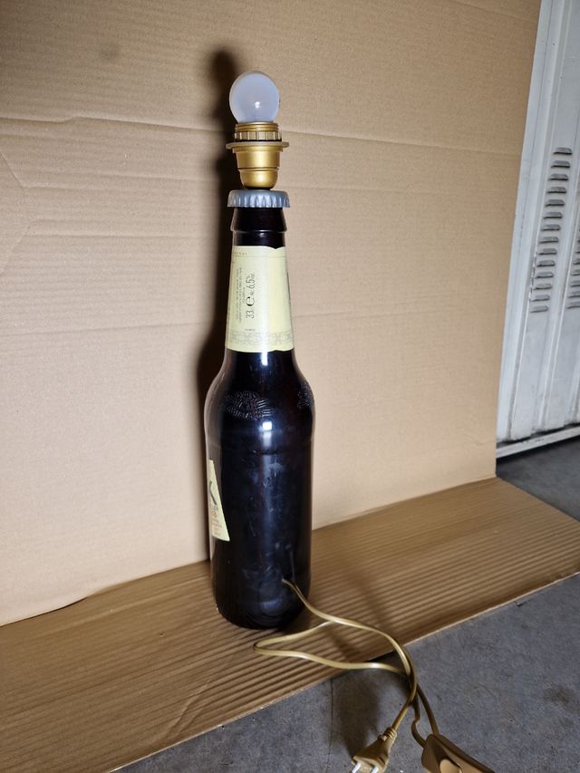 Botella lampara KELER decoracion