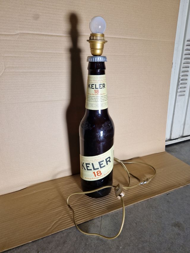 Botella lampara KELER decoracion