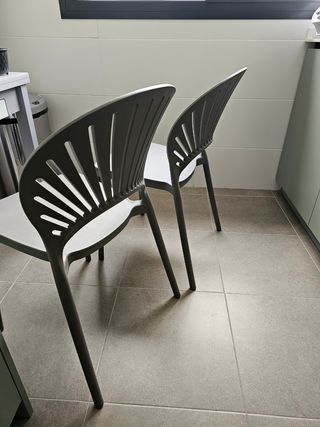 Sillas Polipropileno gris