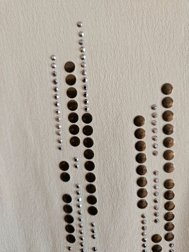 Blusa beige firmata Cristina #Capucci