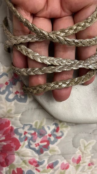 Sandalias plata