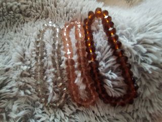 3 pulseras ajustables