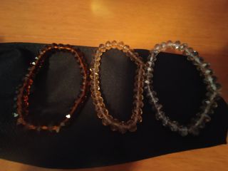 3 pulseras ajustables