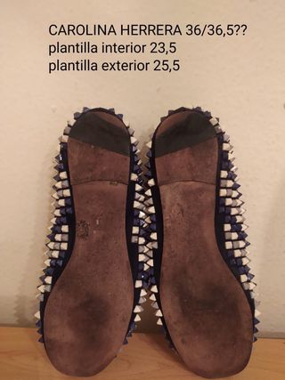 CAROLINA HERRERA - mocasines pedreria 36