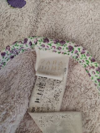 Capa de baño bebé Zara 70x70cm rosa