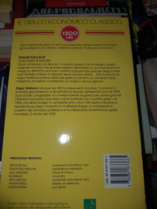 Edgar Wallace - Di Scherzi Si Muore
