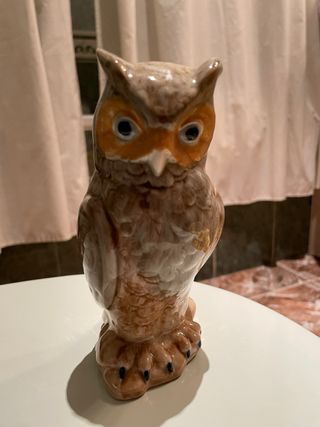 Búho porcelana