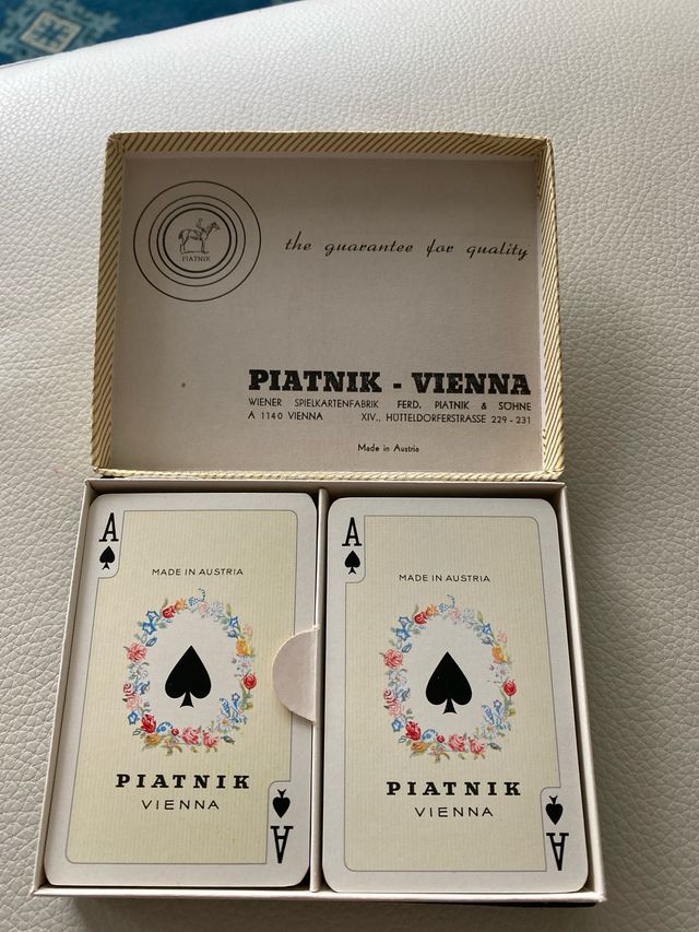 PIATNIK VINTAGE CARTE DA GIOCO