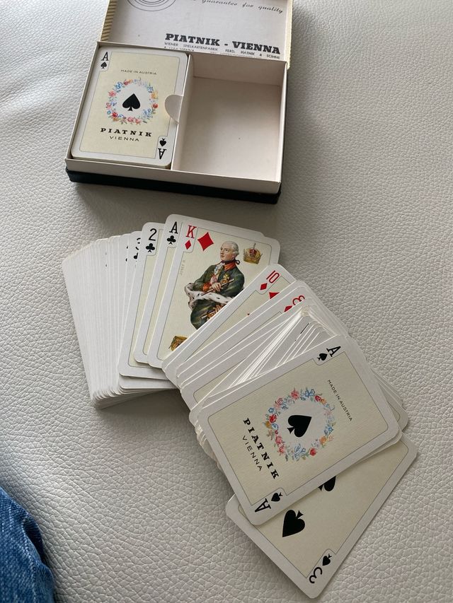 PIATNIK VINTAGE CARTE DA GIOCO