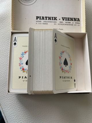 PIATNIK VINTAGE CARTE DA GIOCO