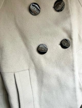 Abrigo de lana gris 