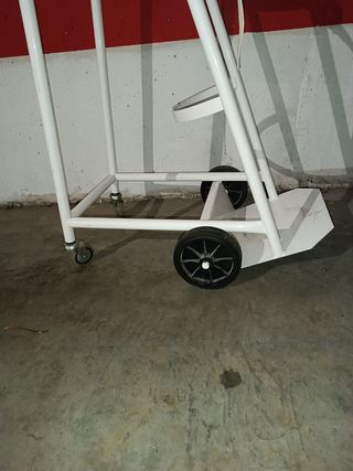 Carrito porta balas de oxígeno