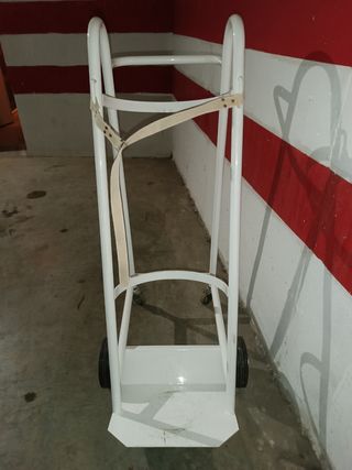 Carrito porta balas de oxígeno