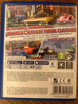 Juego Sonic PSVITA