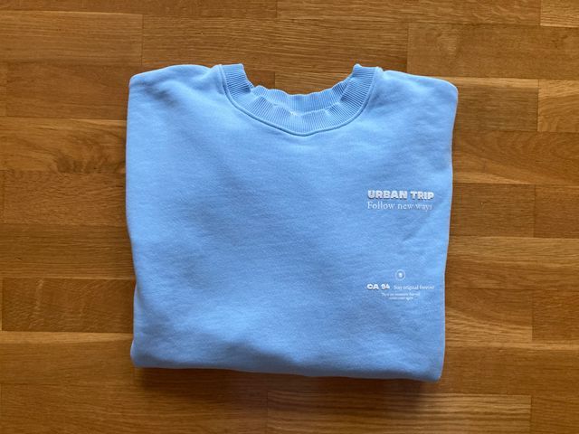 Sudadera Vintage Azul Unisex