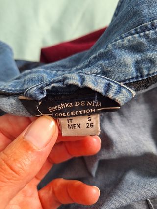 Camisa vaquera con bordado 🤠