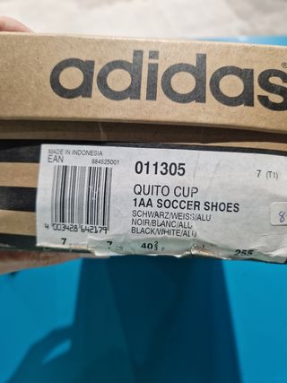Bota futbol recamb. Adidas quito n 40