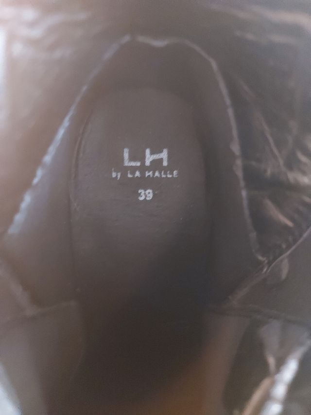 Botines tacón negro 39