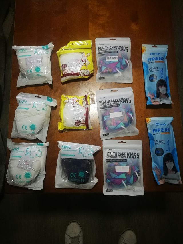 Lote mascarillas FFP2 Precintadas 