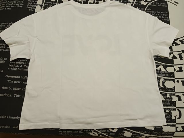 Camiseta blanca mujer Stradivarius