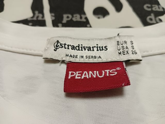 Camiseta blanca mujer Stradivarius