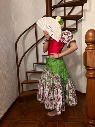 Vestido flamenco niña
