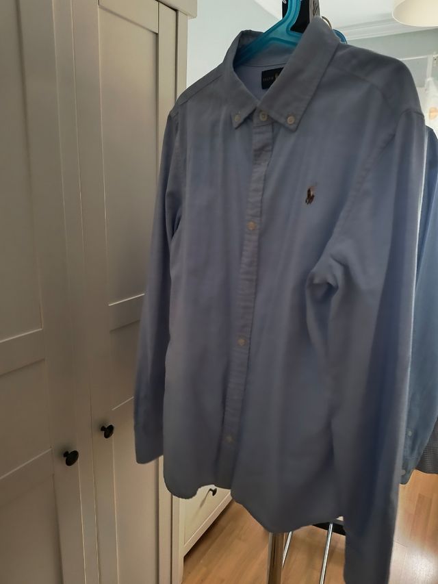 Camisa m/l azul Ralph Lauren