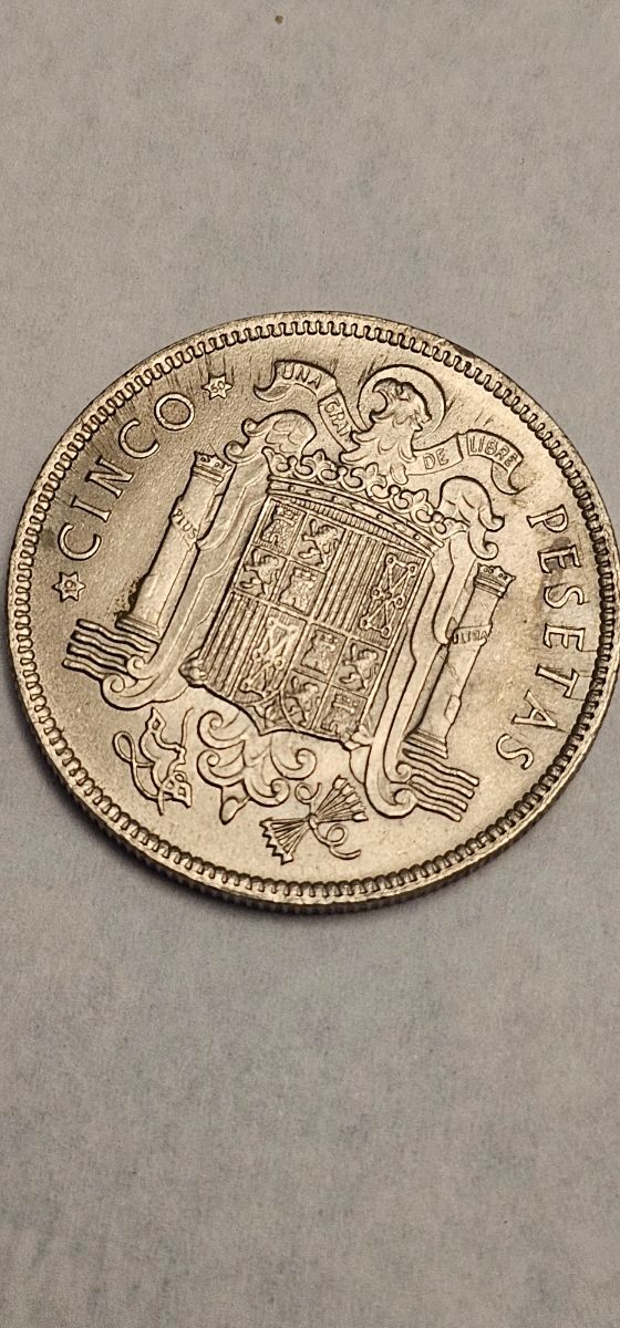 Moneda de Franco 5 pesetas 1949