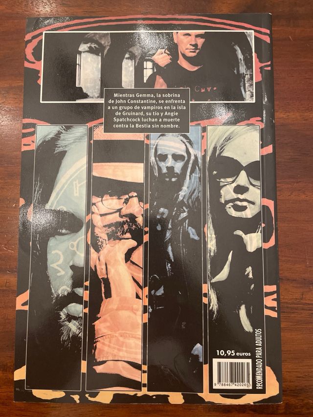 Hell Blazer Cara a la pared