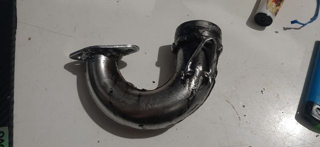 Codo de escape replica polini reverse