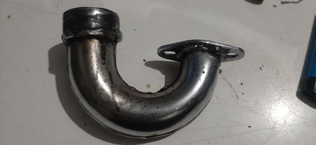 Codo de escape replica polini reverse