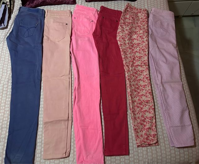 6 pantalones pitillo mujer M