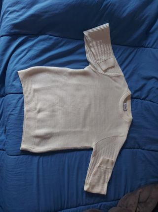 Jersey blanco Pull and Bear