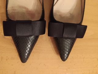 UTERQÜE - zapatos salon tacon kitty 37