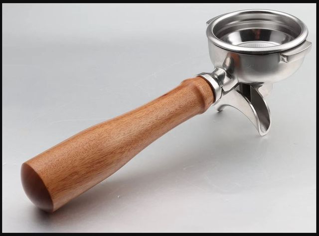 Portafilter 58 mm bocal duplo para E61/Rocket