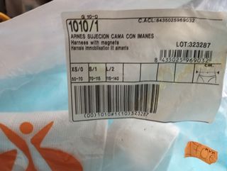 Arnés de sujeción para cama