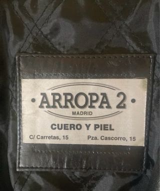 Abrigo 100% piel 