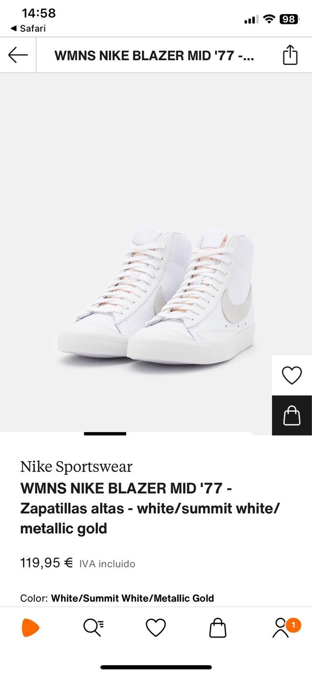 Nike Blazer Mid 77 Cream