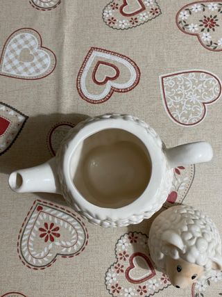 Teiera in ceramica artigianale