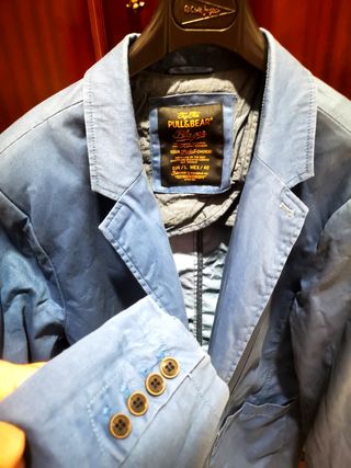 Chaqueta Blazer Pull & Bear Azul vaquero