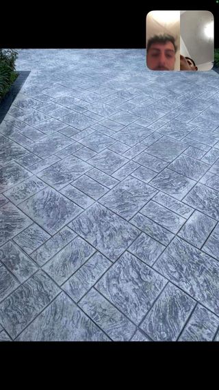 Hormigon impreso